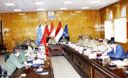 من اجتماع اللجنة العسكرية أمس